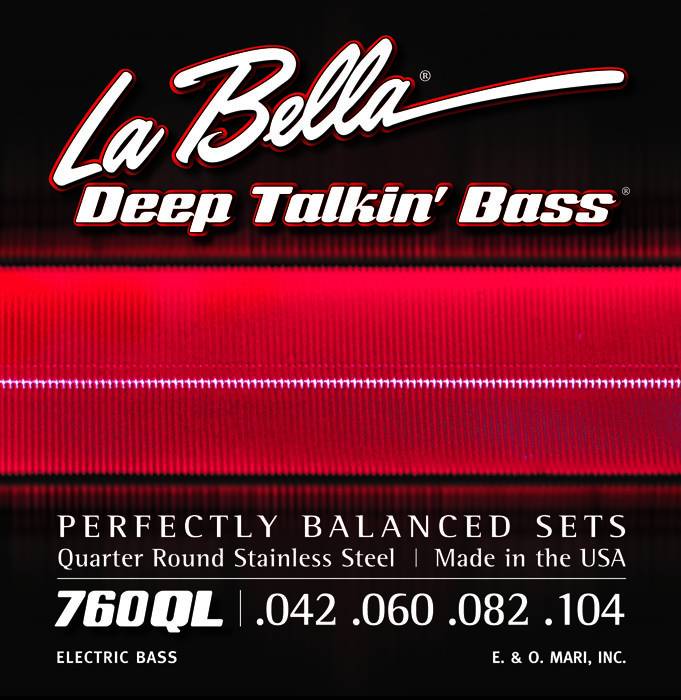 ENCORDADO LA BELLA DE BAJO DEEP TALKIN BASS FLAT 042/104