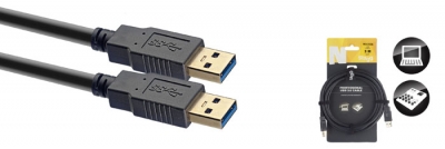 CABLE STAGG USB-USB 3mts