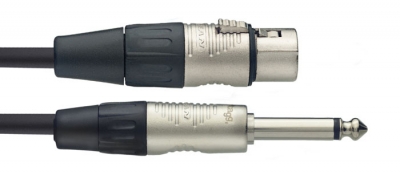 CABLE STAGG PRO CANON-PLUG 6mts