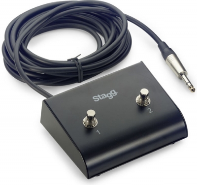 PEDAL STAGG PARA AMPLIFICADOR SWITCH BOX 2 CANALES-5mts CABLE